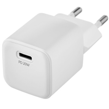 Сетевое зар./устр. uBear WC20WH01-AD 20W 3A (PD+QC) USB-C универсальное белый 