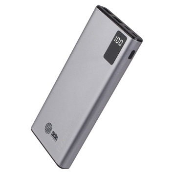 Мобильный аккумулятор Cactus CS-PBFSLT-10000 10000mAh 3A 2xUSB серый -1