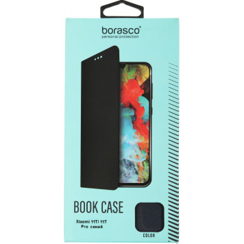 Чехол (флип-кейс) BoraSCO для Xiaomi 11T/11T Pro Book Case синий (70063) 