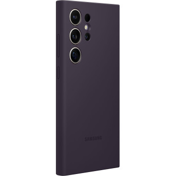 Чехол (клип-кейс) Samsung для Samsung Galaxy S24 Ultra Silicone Case S24 Ultra темно-фиолетовый (EF-PS928TEEGRU) -2