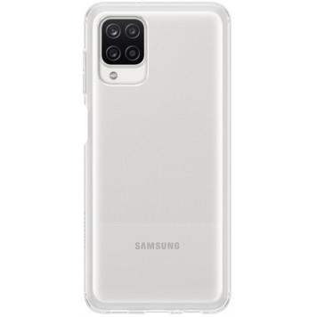 Чехол (клип-кейс) Samsung для Samsung Galaxy A12 Soft Clear Cover прозрачный (EF-QA125TTEGRU) -2