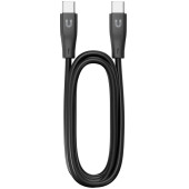 Кабель Uzay UZ-12CC-C1809-9-BK USB Type-C (m)-USB Type-C (m) 1.2м черный коробка (упак.:1шт)