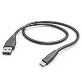 Кабель Hama H-201595 00201595 ver2.0 USB (m)-USB Type-C 1.5м черный