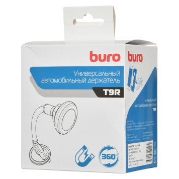 Держатель Buro T9R магнитный черный для для смартфонов и навигаторов -1