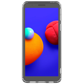 Чехол (клип-кейс) Samsung для Samsung Galaxy A01 Core Soft Clear Cover прозрачный (EF-OA013TTEGRU) -3