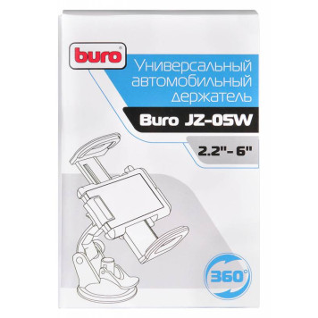 Держатель Buro JZ-05W черный для смартфонов 2.5-6