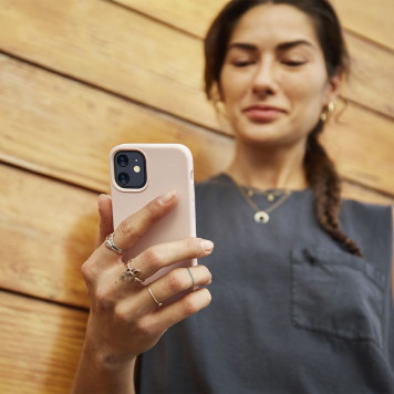 Чехол (клип-кейс) uBear для Apple iPhone 12 mini Touch Case светло-розовый (CS61LR54TH-I20) -7