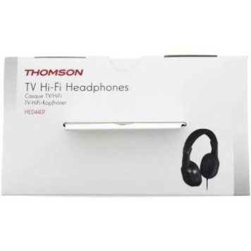 Наушники мониторные Thomson HED4407 TV Hi-Fi 8м черный проводные оголовье (00132469) 