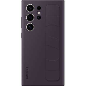 Чехол (клип-кейс) Samsung для Samsung Galaxy S24 Ultra Standing Grip Case S24 Ultra темно-фиолетовый (EF-GS928CEEGRU) -1