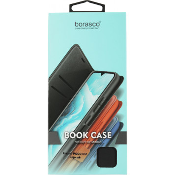 Чехол (флип-кейс) BoraSCO для Xiaomi Poco C51 Book Case черный (72199) 