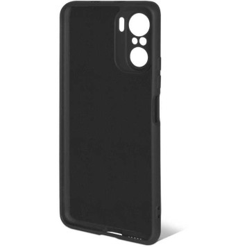Чехол (клип-кейс) DF для Xiaomi Poco F3 poOriginal-04 черный (DF POORIGINAL-04 (BLACK)) -1