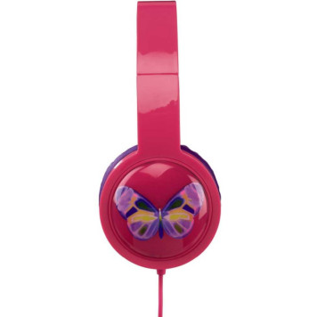 Наушники мониторные Hama Blink`n Kids 1.2м розовый проводные оголовье (00135664) -5