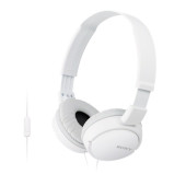 Гарнитура мониторные Sony MDR-ZX110AP 1.2м белый проводные оголовье (MDRZX110APW.CE7)