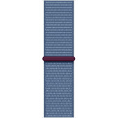 Смарт-часы Apple Watch SE 2023 A2722 40мм OLED корп.серебристый Sport Loop рем.синий разм.брасл.:130-200мм (MRE33LL/A)