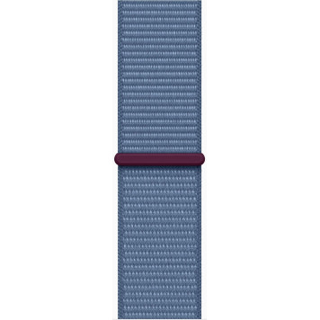 Смарт-часы Apple Watch Series 9 A2978 41мм OLED корп.серебристый Sport Loop рем.синий разм.брасл.:130-200мм (MR923LL/A) -2