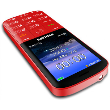 Мобильный телефон Philips E227 Xenium 32Mb красный моноблок 2Sim 2.8