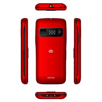 Мобильный телефон Digma S220 Linx 32Mb красный моноблок 2Sim 2.2