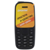 Мобильный телефон Digma A106 Linx 32Mb черный моноблок 2Sim 1.44