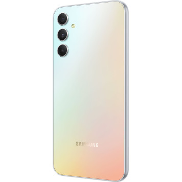 Смартфон Samsung SM-A346E Galaxy A34 5G 256Gb 8Gb серебристый моноблок 3G 4G 2Sim 6.6
