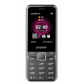 Мобильный телефон Digma A241 Linx 32Mb серый моноблок 2Sim 2.44