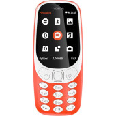 Мобильный телефон Nokia 3310 dual sim 2017 красный моноблок 2Sim 2.4