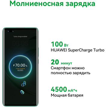Смартфон Huawei GOA-LX9 nova 11 Pro 256Gb 8Gb зеленый моноблок 3G 4G 2Sim 6.78