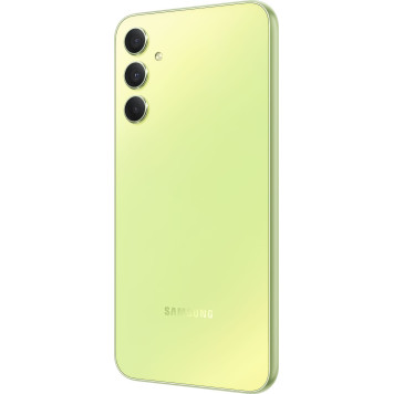 Смартфон Samsung SM-A346E Galaxy A34 5G 256Gb 8Gb зеленый лайм моноблок 3G 4G 2Sim 6.6