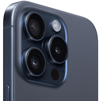 Смартфон Apple A3104 iPhone 15 Pro 128Gb синий титан моноблок 3G 4G 2Sim 6.1