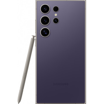 Смартфон Samsung SM-S928B Galaxy S24 Ultra 5G 256Gb 12Gb фиолетовый титан моноблок 3G 4G 2Sim 6.8