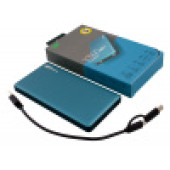 Мобильный аккумулятор GP Portable PowerBank MP10 Li-Pol 10000mAh 2.4A+2.4A+3A синий 2xUSB