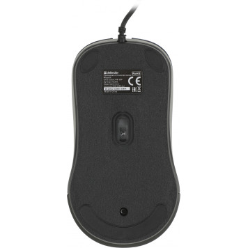 Мышь Defender Ultra Classic MB-280 черный оптическая 1600dpi USB 4but (52281) -6