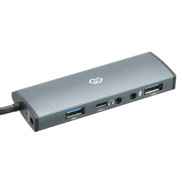 Стыковочная станция Digma HUB-2U3.0СAU-UC-G -6