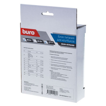 Блок питания Buro BUM-0170A90 автоматический 90W 15V-20V 11-connectors 4.5A 1xUSB 1A от прикуривателя LED индикатор -3