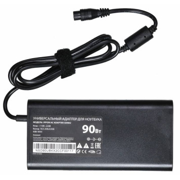 Блок питания Ippon SD90U автоматический 90W 15V-19.5V 11-connectors 4.5A 1xUSB 2.1A от бытовой электросети LСD индикатор -1