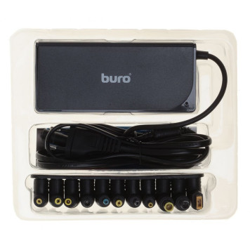 Блок питания Buro BUM-0221B90 автоматический 90W 18.5V-20V 11-connectors 4.5A 1xUSB 2.4A от бытовой электросети LED индикатор -3