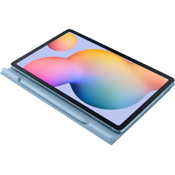 Чехол Samsung для Samsung Galaxy Tab S6 lite Book Cover полиуретан голубой (EF-BP610PLEGRU) -7