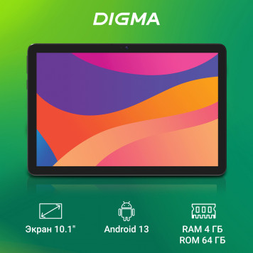 Планшет Digma Optima 1413D 4G T606 (1.6) 8C RAM4Gb ROM64Gb 10.1