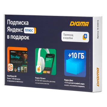 Планшет Digma Optima 10 A501S SC9832E (1.4) 4C RAM1Gb ROM16Gb 10.1