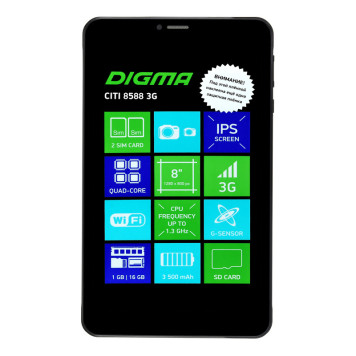 Планшет Digma CITI 8588 3G SC7731E (1.3) 4C/RAM1Gb/ROM16Gb 8