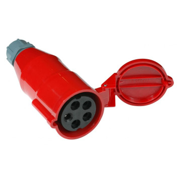 Вилка Lanmaster LAN-IEC-309-32A3P/F 