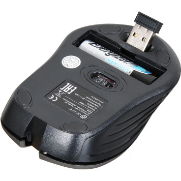 Мышь Оклик 545MW черный/серый оптическая (1600dpi) беспроводная USB (3but) -3