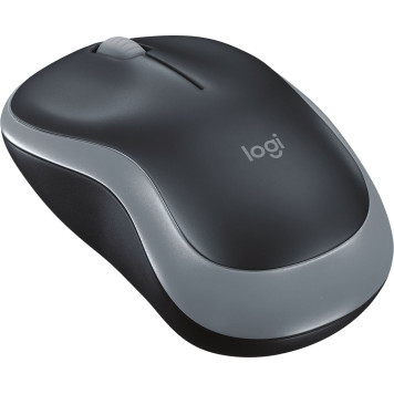 Мышь Logitech M185 серый/черный оптическая (1000dpi) беспроводная USB1.1 для ноутбука (2but) -1