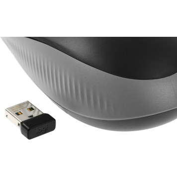 Мышь Logitech M191 серый/черный оптическая (1000dpi) беспроводная USB (2but) -9
