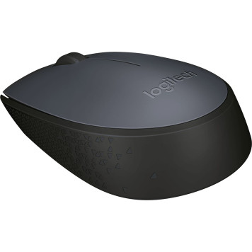 Мышь Logitech M170 черный/темно-серый оптическая (1000dpi) беспроводная USB для ноутбука (2but) -1