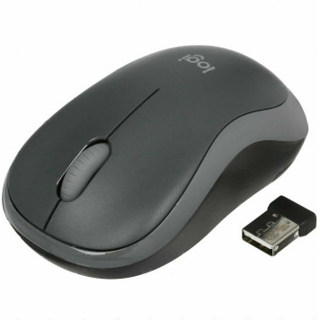 Мышь Logitech M186 черный/серый оптическая (1000dpi) беспроводная USB2.0 (2but) -2
