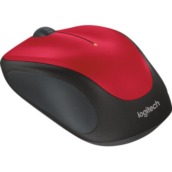 Мышь Logitech M235 красный/черный оптическая (1000dpi) беспроводная USB для ноутбука (2but) -1