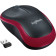 Мышь Logitech M185 черный/красный оптическая (1000dpi) беспроводная USB1.1 для ноутбука (2but) 
