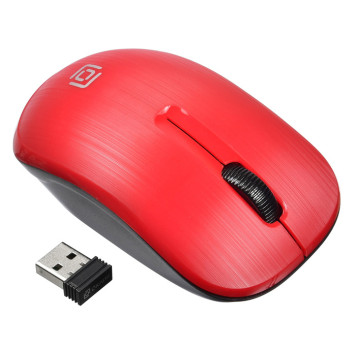 Мышь Oklick 525MW красный оптическая (1000dpi) беспроводная USB (2but) -6