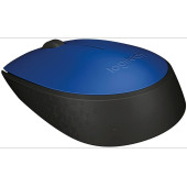 Мышь Logitech M170 синий/черный оптическая (1000dpi) беспроводная USB (3but)