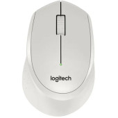 Мышь Logitech M330 Silent Plus белый/желтый оптическая (1000dpi) беспроводная USB (2but)